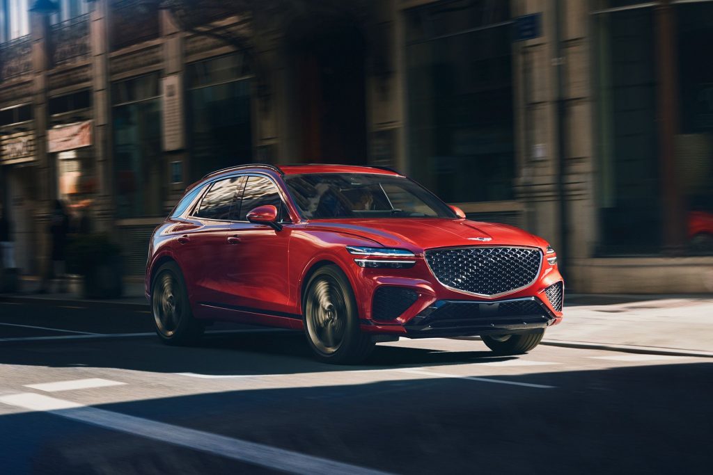2021 Genesis GV70 Parked in downtown Stuart, FL